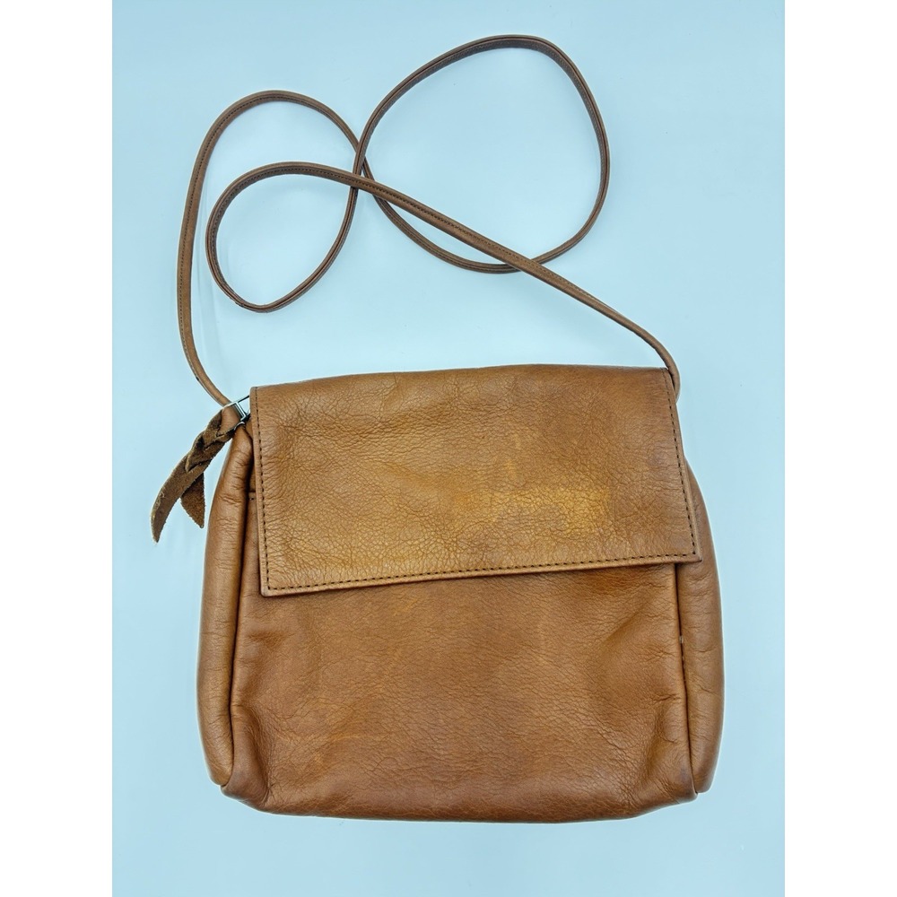 Vintage Sven Berkley USA  Black Leather Crossbody